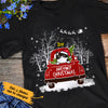 Personalized Snowflakes Meowy Christmas Cat T Shirt OB311 30O53 1
