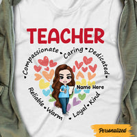 Personalized Teacher Compassionate Caring  T Shirt JL61 95O47 thumb 1