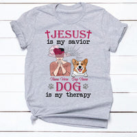 Personalized Dog Mom Jesus Savior T Shirt MR101 81O34 thumb 1