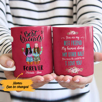 Personalized You Mean The World To Me BWA Friends Mug AG43 28O57 thumb 1