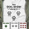 Personalized This Dog Mom Belongs To Buffalo Plaid T Shirt OB131 30O58 1