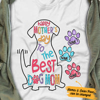 Personalized The Best Dog Mom Grandma T Shirt MR101 65O36 thumb 1