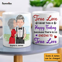 Personalized Couple Gift There Is No Ending To True Love Mug 31241 thumb 1