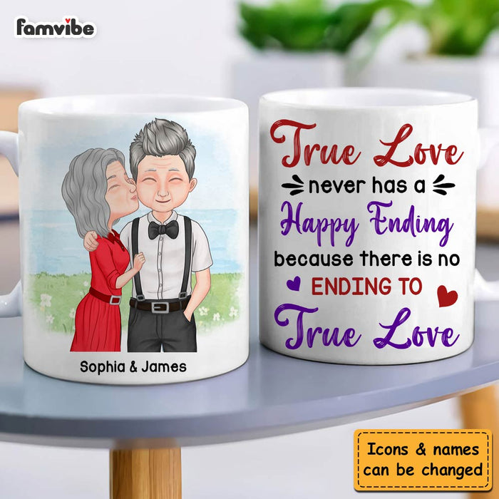 Personalized Couple Gift There Is No Ending To True Love Mug 31241 1