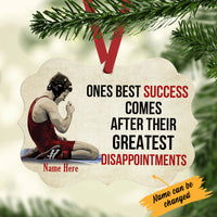 Personalized Wrestling Lessons MDF Benelux Ornament NB92 81O34 thumb 1