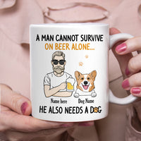 Personalized Dog Dad Mug MY112 30O34 thumb 1