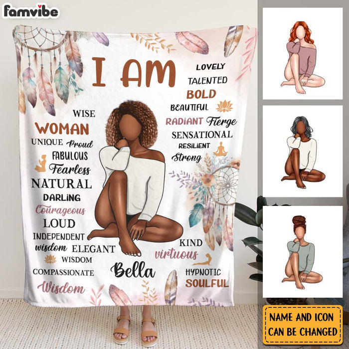 Personalized Gift For Daughter I Am Blanket 31347 1