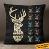 Personalized Hunting Dad Grandpa Fathers Day Pillow AP175 30O36 (Insert Included) 1