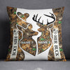 Personalized Hunting Couple I Choose You Pillow  JR91 87O60 (Insert Included) 1