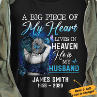 Personalized Husband & Wife Heaven T Shirt JN193 81O34 thumb 1