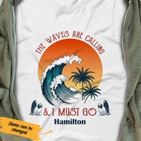 Personalized Surfing White T Shirt JN132 74O53 thumb 1