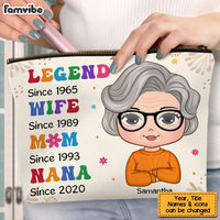Personalized Gift For Mother Legend Wife Mom Cosmetic Bag 32242 thumb 1