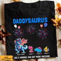 Personalized Dad Grandpa Saurus T Shirt MY252 30O47 thumb 1