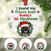 Personalized Dog First Christmas  Ornament OB96 30O34 1