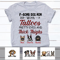Personalized Dog Mom T Shirt OB261 87O34 thumb 1