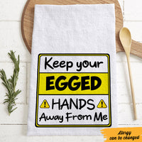 Personalized Food Allergy Sign Kitchen Towel DB142 81O47 thumb 1