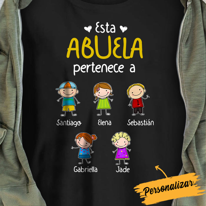 Personalized Abuela Spanish Grandma Belongs T Shirt AP261 81O34 1