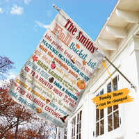 Personalized Fall Family Bucket List Flag AG221 67O58 thumb 1