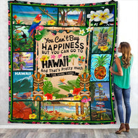 Go To Hawaii Beach Fleece Blanket JN271 65O53 thumb 1