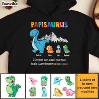 Personalized Gift For Grandpa French Papisaurus Shirt - Hoodie - Sweatshirt 30120 thumb 1