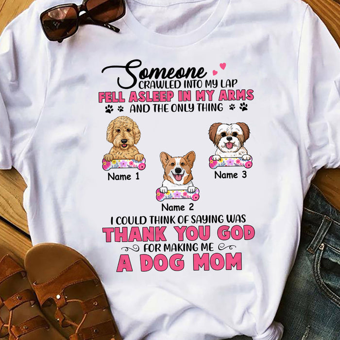 Personalized Dog Mom T Shirt MR112 26O36 1