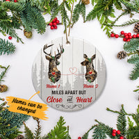 Personalized Deer Hunting Couple Christmas  Ornament SB102 65O34 thumb 1