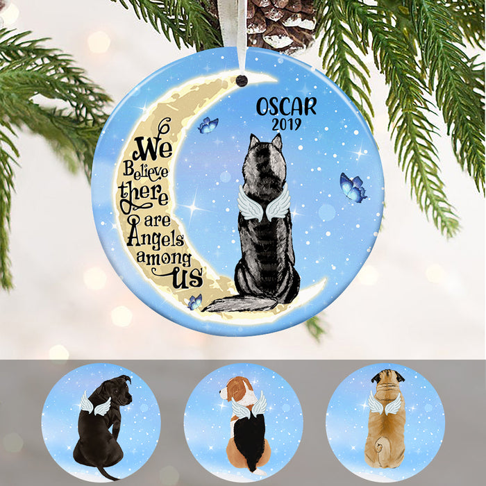Personalized Dog Memorial  Ornament OB262 85O36 1
