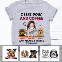 Personalized Dog Mom Life T Shirt JR272 26O60 thumb 1