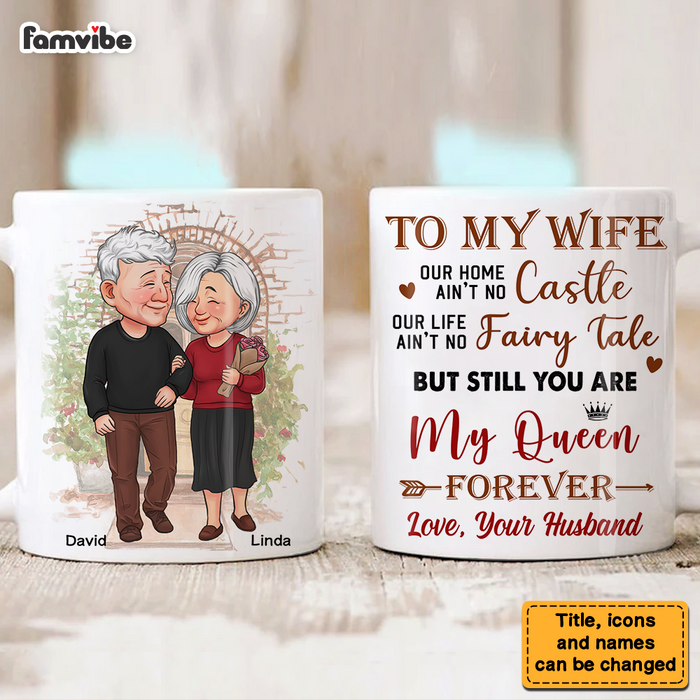 Personalized Couple Gift You Are My Queen Forever Mug 31325 1
