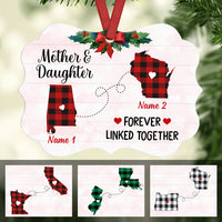 Personalized Long Distance Mother Daughter Benelux Ornament NB185 30O47 thumb 1