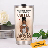 Personalized BWA Coffee Jesus Steel Tumbler AG273 85O58 thumb 1