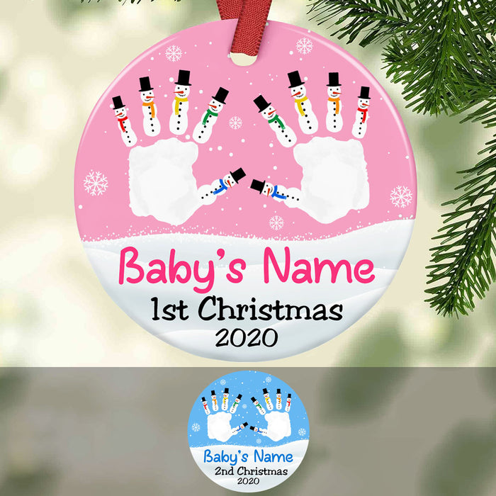 Personalized Baby First Christmas  Ornament SB281 95O53 1