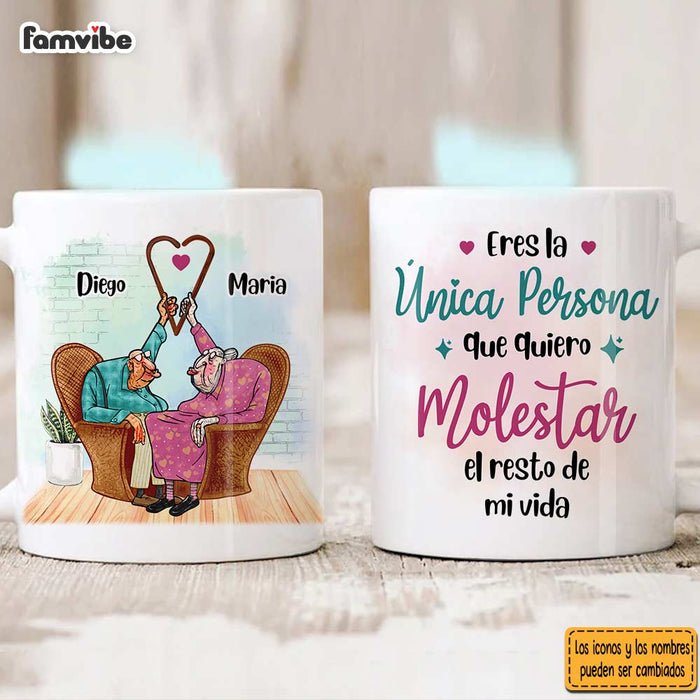Personalized Couple Spanish Eres La Única Persona Mug 30970 1