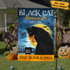 Personalized Black Cat Brewing Company Halloween Flag AG174 81O34 1