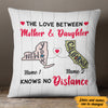 Personalized Love Between Long Distance  Pillow SB2438 30O47 (Insert Included) 1