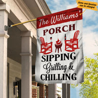 Personalized Deck Gardening Flag AG123 85O34 thumb 1