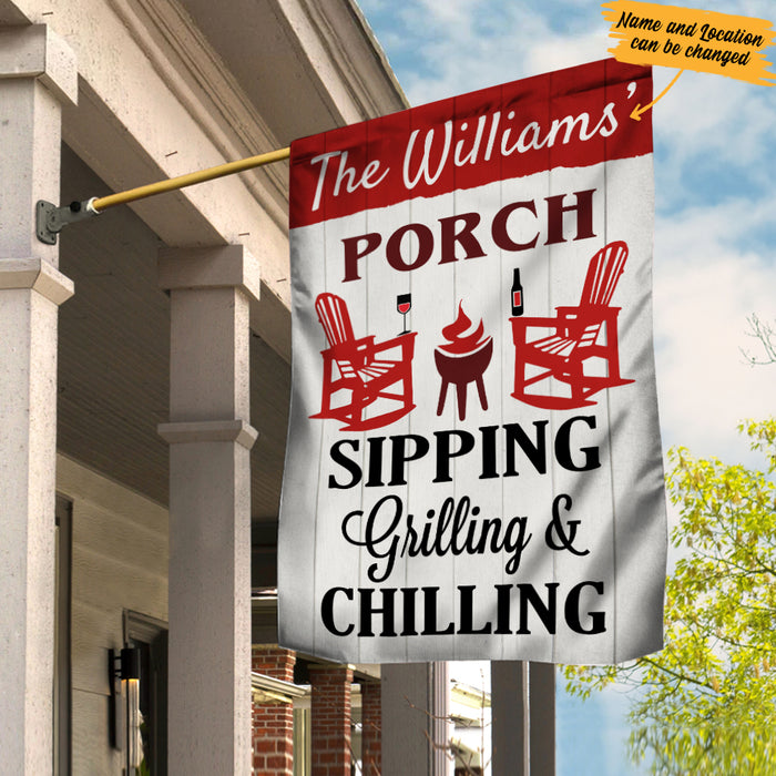 Personalized Deck Gardening Flag AG123 85O34 1