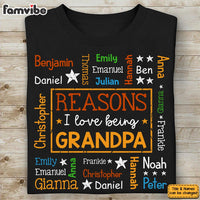 Personalized Gift For Grandpa Reasons I Love Being Word Art Shirt - Hoodie - Sweatshirt 32040 thumb 1