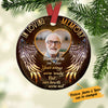 Personalized Your Wings Were Ready Memorial  Circle Ornament NB161 67O36 1