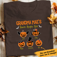 Personalized Halloween Grandma Pumpkin Patch T Shirt JL161 30O47 thumb 1