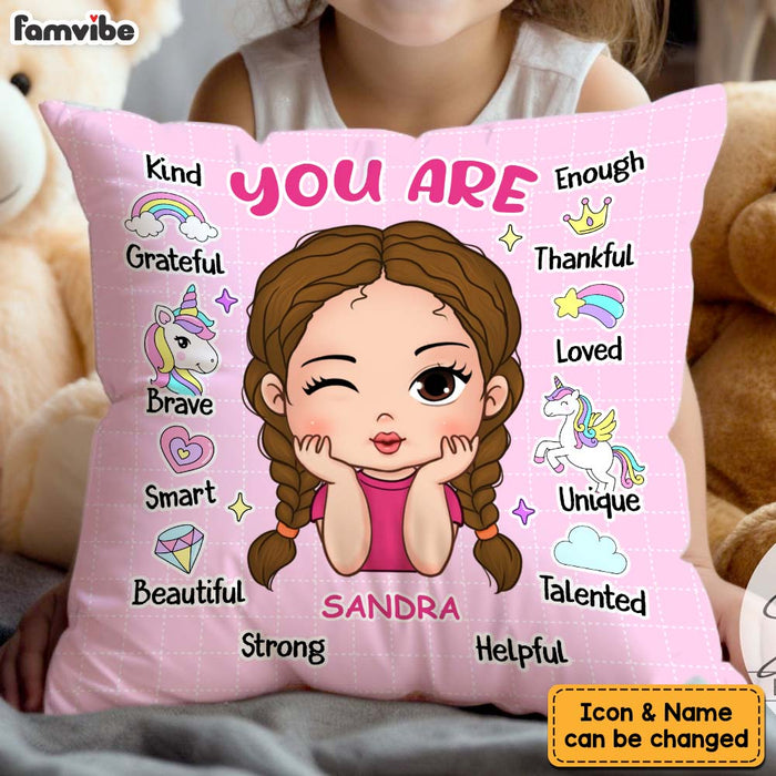 Personalized Gift For Granddaughter You Are Affirmation Pillow 32251 1