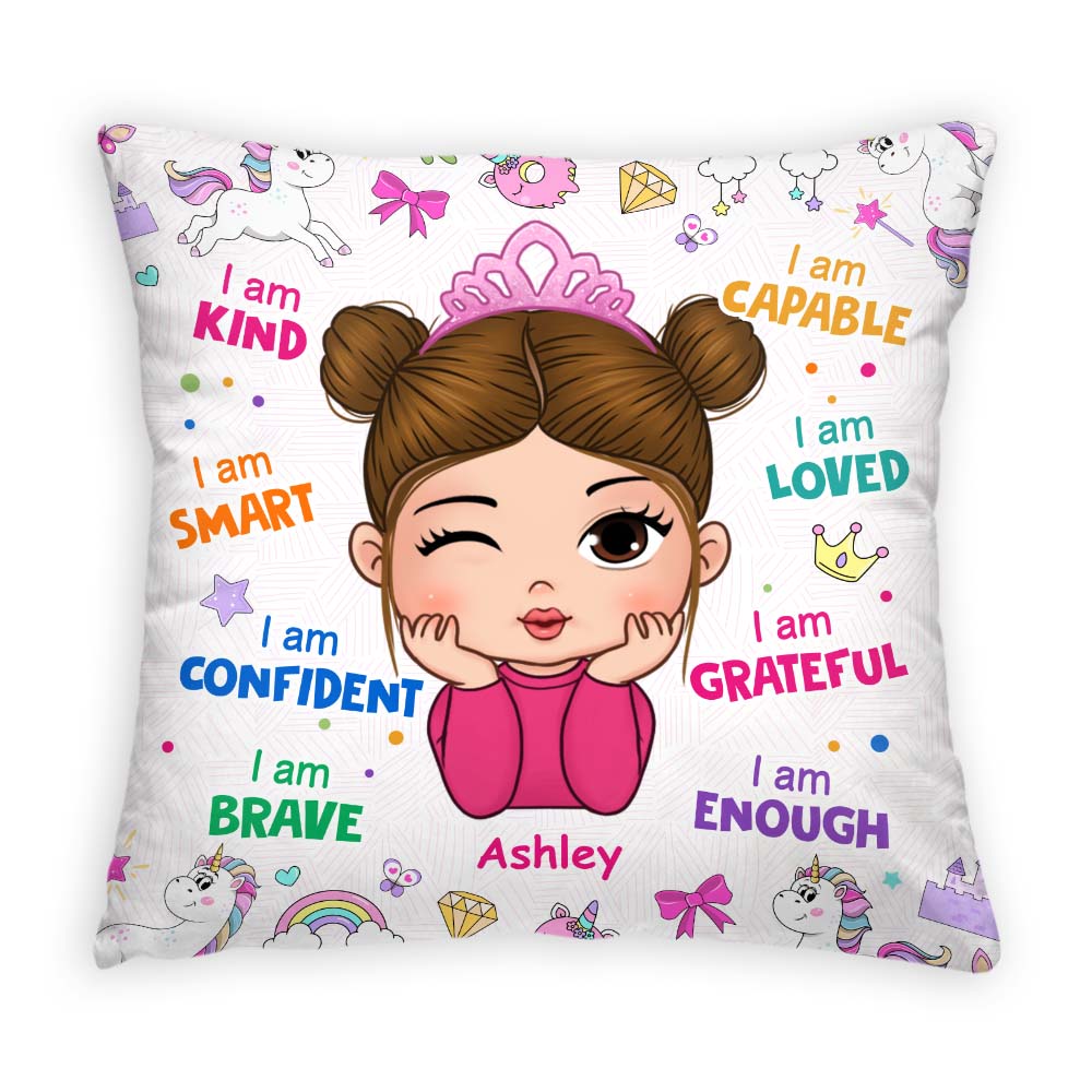 Personalized Gift For Granddaughter I Am Kind Pillow 31468 Primary Mockup