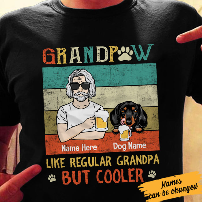 Dog grandpa outlet shirt