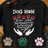 Personalized Dog Mom Grandma Heart T Shirt AP31 95O60 1