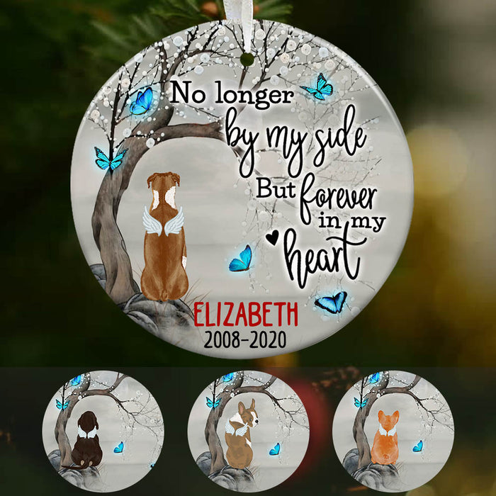 Personalized Forever In Our Hearts Dog Memorial  Ornament OB192 29O60 1