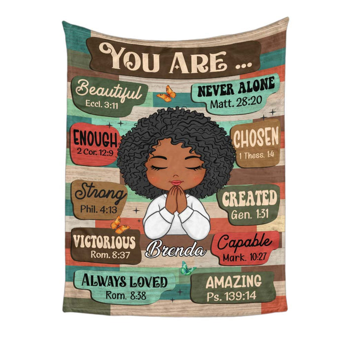 Personalized Gift For Daughter You Are Bible Verses Blanket 31458 1