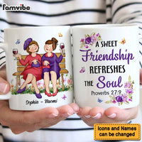 Personalized Gift For Friends A Sweet Friendship Mug 30658 thumb 1