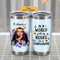 Personalized BWA Sunflower Steel Tumbler JL91 73O65 thumb 1