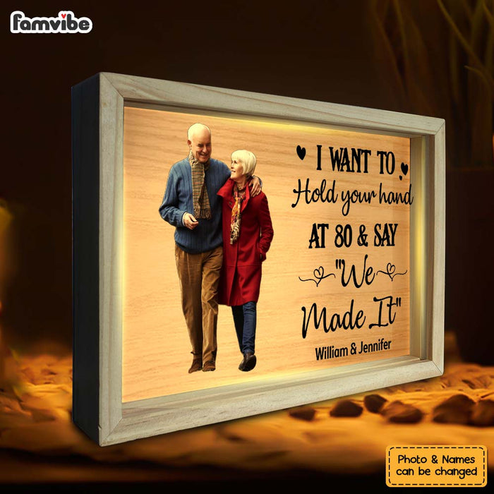 Personalized Couple Gift  We Made It Picture Frame Light Box 31419 1