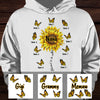 Personalized Mom Grandma Sunflower Hoodie MR262 30O60 1
